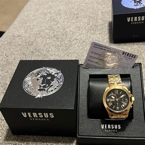 versus versace watch warranty|versace barcode check.